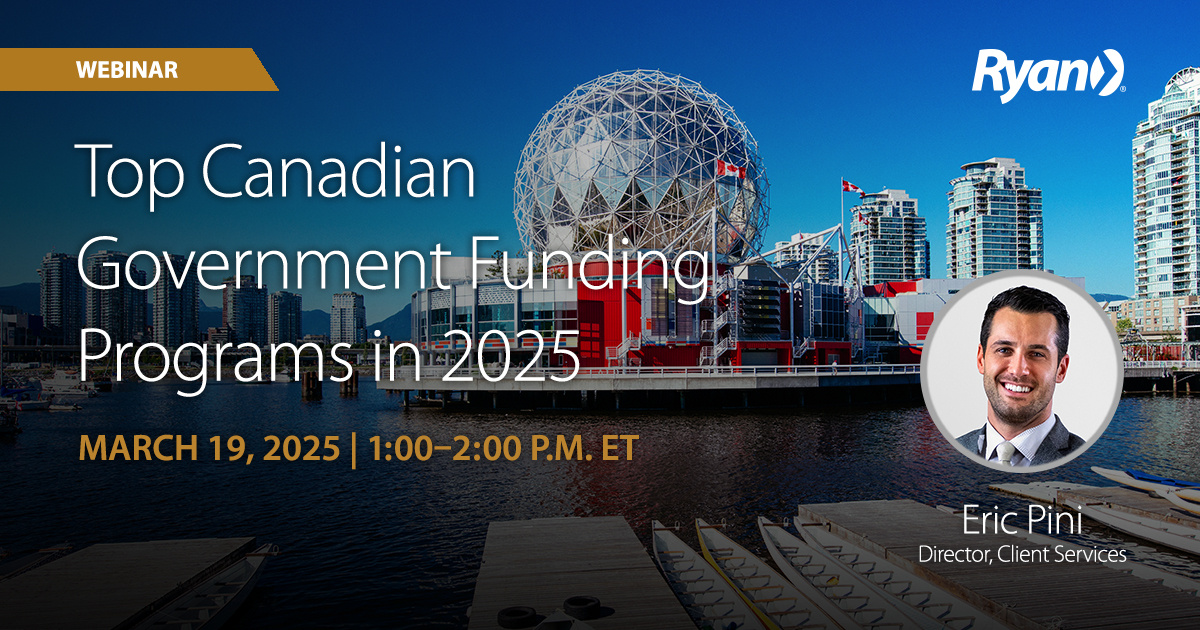 Top Canadian Government Funding Programs in 2025 Webinar